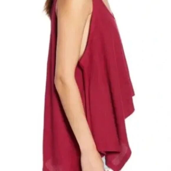 NWT Free People The Sing La La Tank Top in Gone Gogi Maroon - Picture 9 of 9